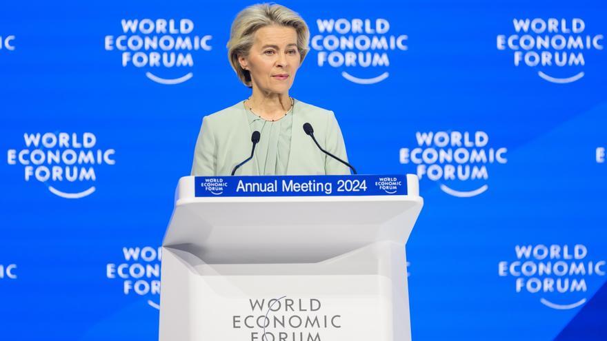 Ursula Von der Leyen en el Foro de Davos 2024